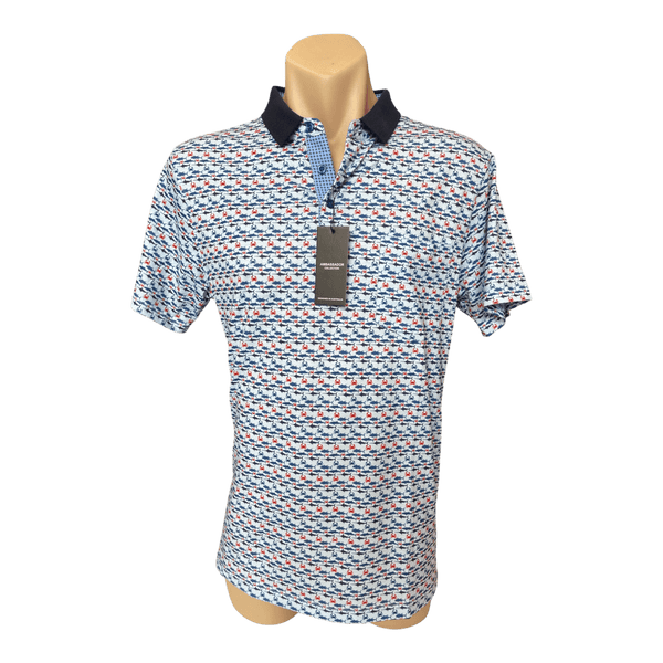 Ambassador Print Polo 5231 - Ronald King