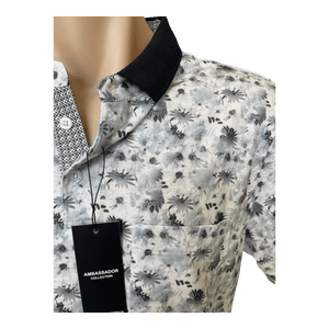 Ambassador Print Polo 5242 - Ronald King