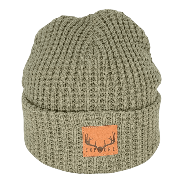 Avenel Hunter Waffle Knit Explore Beanie 21819 - Ronald King