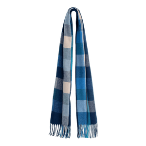 Avenel Piper Wide Check Scarf 22076 - Ronald King