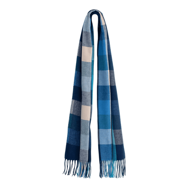 Avenel Piper Wide Check Scarf 22076 - Ronald King