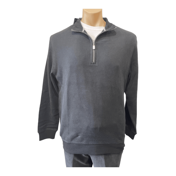 Back Bay French Rib Peach Finish 1/4 Zip Top G560110 - Ronald King