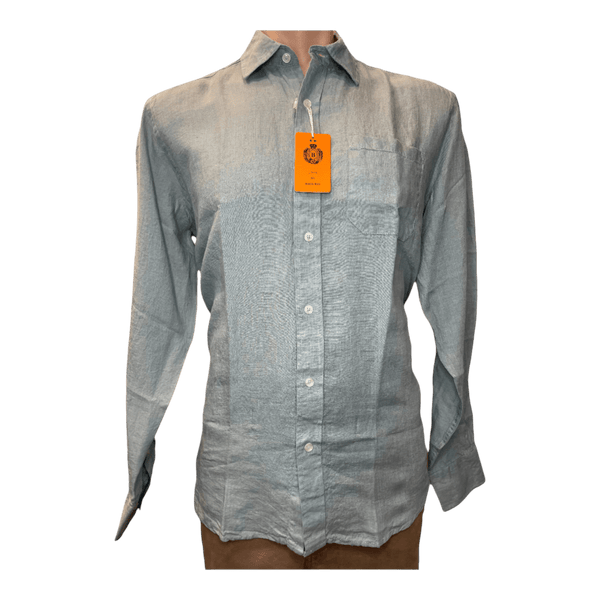 Back Bay Linen Long Sleeve Shirt G660225 - Ronald King