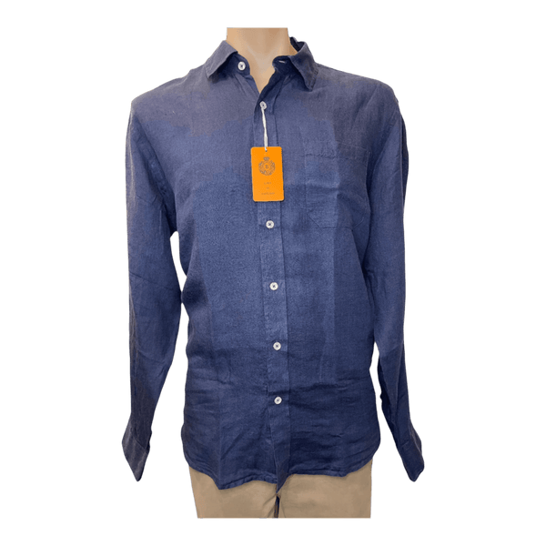 Back Bay Linen Long Sleeve Shirt G660225 - Ronald King
