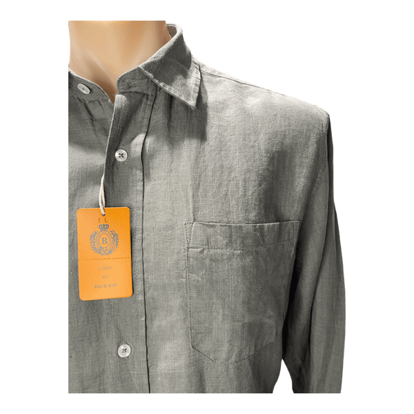 Back Bay Linen Long Sleeve Shirt G660225 - Ronald King