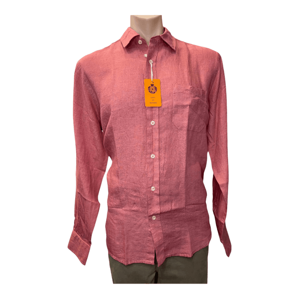 Back Bay Linen Long Sleeve Shirt G660225 - Ronald King