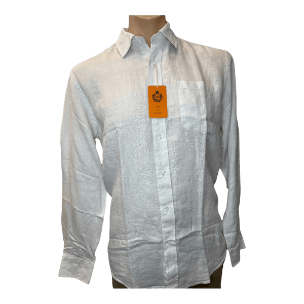 Back Bay Linen Long Sleeve Shirt G660225 - Ronald King