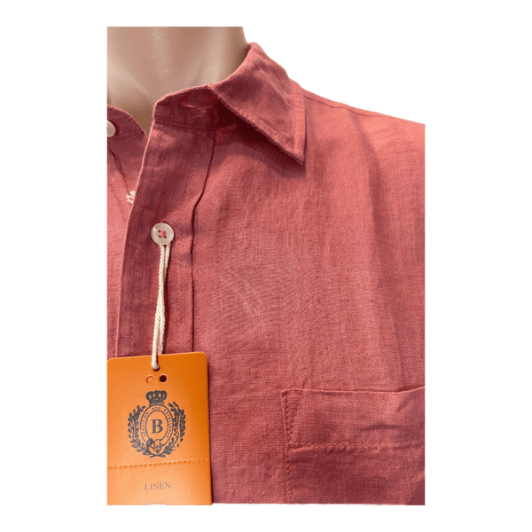 Back Bay Linen Long Sleeve Shirt G660225 - Ronald King