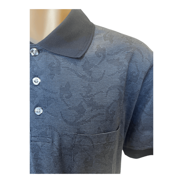 Back Bay Mercerised Cotton Paisley Polo G680102 - Ronald King