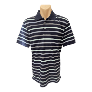 Back Bay Mercerised Cotton Stripe Polo G480104 - Ronald King