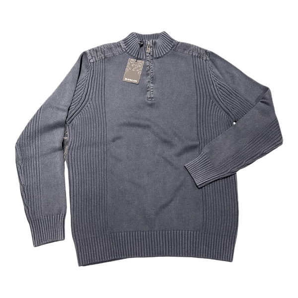 Berlin 1/4 Zip Cotton Pullover K296 - Ronald King