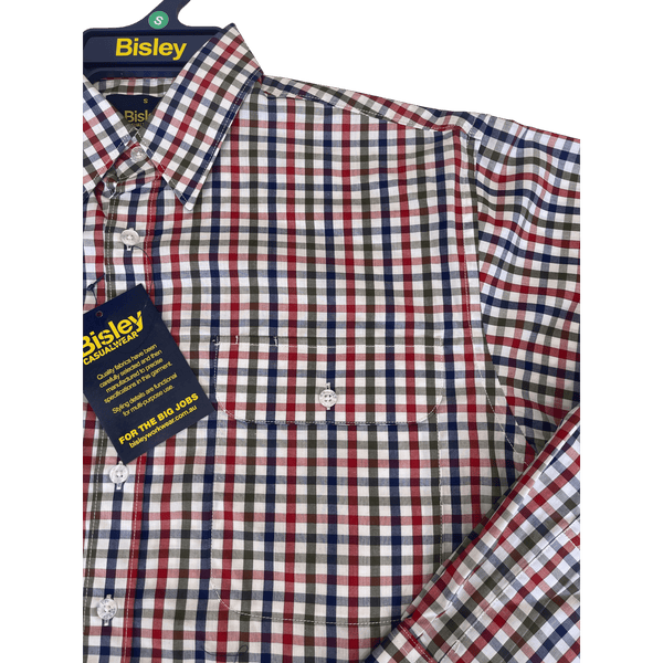 Bisley Easy Care Check Long Sleeve Shirt BS70418 - Ronald King