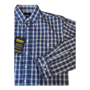 Bisley Easy Care Small Check Long Sleeve Shirt BS70354 - Ronald King