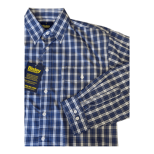 Bisley Easy Care Small Check Long Sleeve Shirt BS70354 - Ronald King