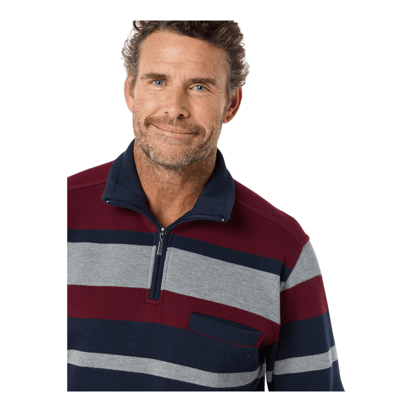 Breakaway Luxton French Rib 1/2 Zip Top 62390 - Ronald King