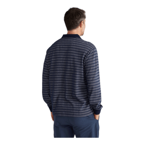 Breakaway Stripe Micro Prima L/S Polo 62143 - Ronald King