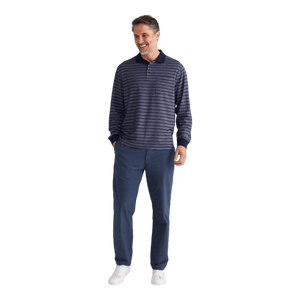 Breakaway Stripe Micro Prima L/S Polo 62143 - Ronald King