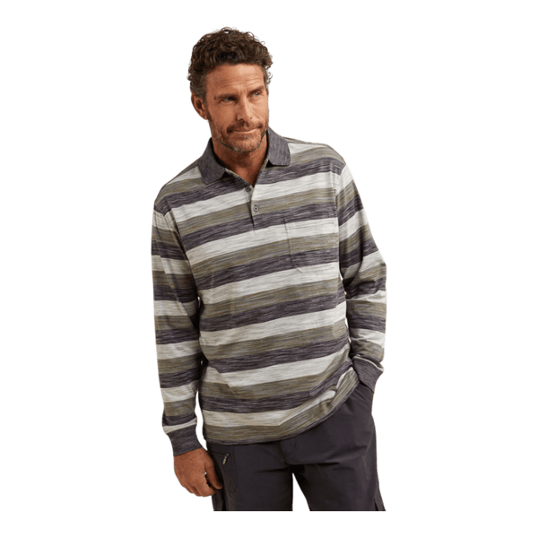 Breakaway Zappa Kinnersly Long Sleeve Polo 62249 - Ronald King