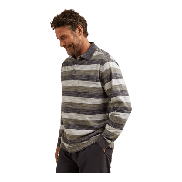 Breakaway Zappa Kinnersly Long Sleeve Polo 62249 - Ronald King