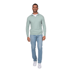 Bridge and Lord Wool Cashmere Open Collar Polo BL5503 - Ronald King