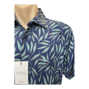 Bridgeport Bamboo Short Sleeve Print Shirt B2549 - Ronald King