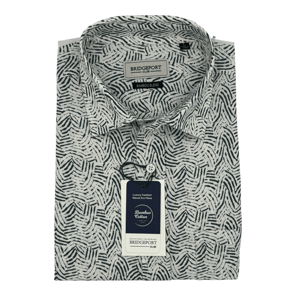 Bridgeport Bamboo/Cotton Luxury Touch Short Sleeve Shirt B2662 - Ronald King