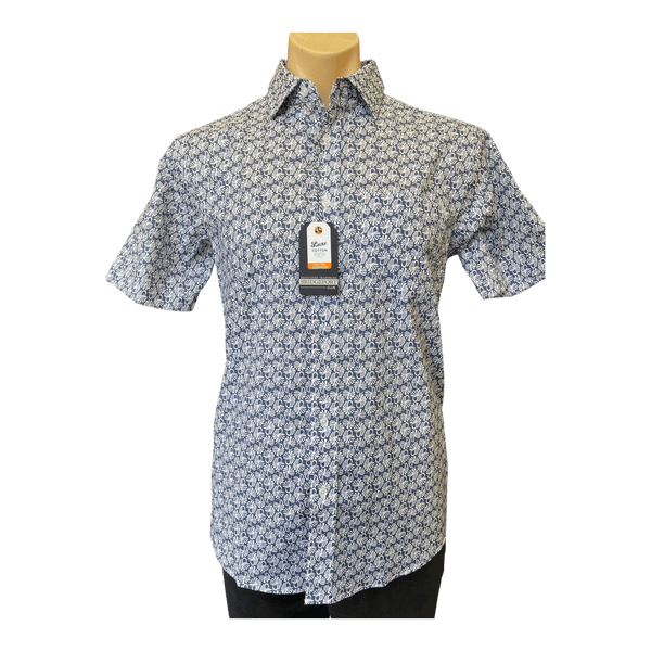 Bridgeport Luxe Cotton Stretch Short Sleeve Shirt B2524 - Ronald King