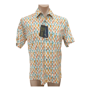 Cipollini Gold Bamboo Short Sleeve Shirt 4013 - Ronald King