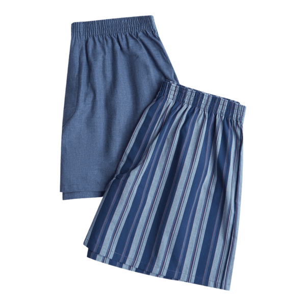 Contare 2 Pack Cotton Boxer Shorts - Ronald King