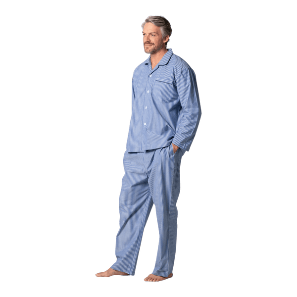 Contare Refined Cotton Long Summer Weight Pyjama C435000 - Ronald King
