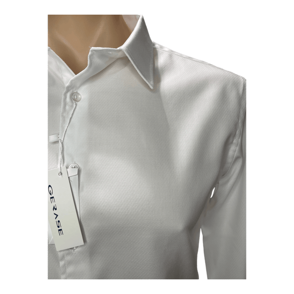 Gerase Pure Cotton Body Fit Long Sleeve Shirt 4559 - Ronald King