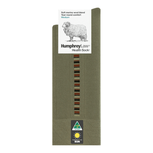 Humphrey Law 60% Fine Merino Wool Patterned Health Sock® Style 85C - Ronald King