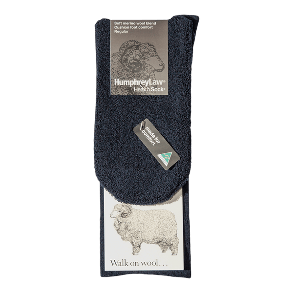 Humphrey Law 70% Fine Merino Wool Cushion Sole Health Sock® Style 87C - Ronald King