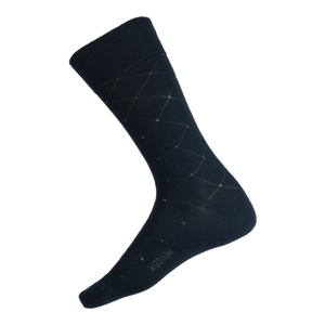 Humphrey Law 85% Mercerised Cotton Patterned Health Sock® Style 51C Net Diamond - Ronald King
