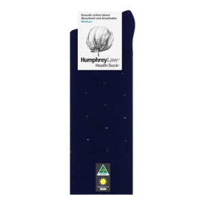 Humphrey Law 85% Mercerised Cotton Patterned Health Sock® Style 51C Net Diamond - Ronald King