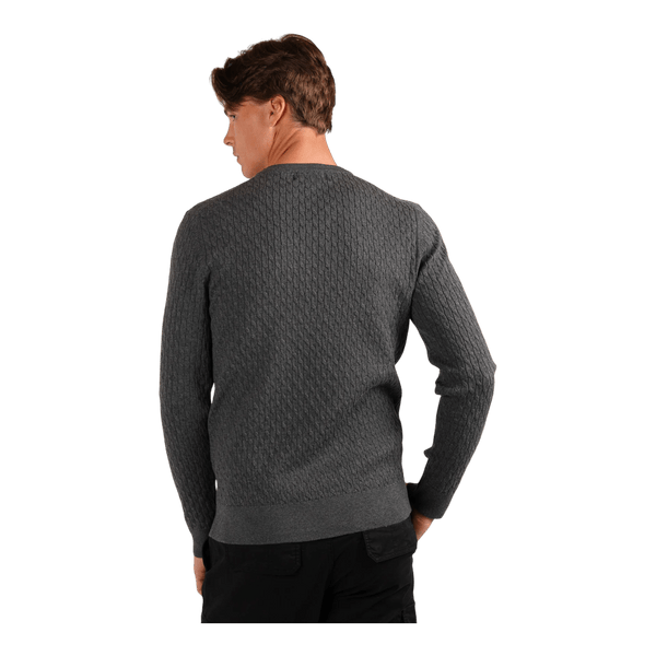 James Harper Fine Cable Knit Pullover JHK85 - Ronald King
