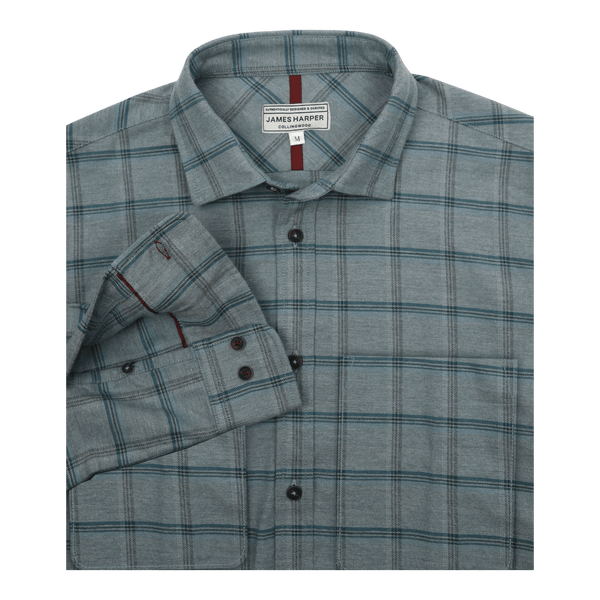 James Harper Hotham Cotton Twill Shirt - Ronald King