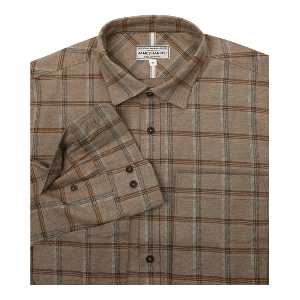 James Harper Hotham Cotton Twill Shirt - Ronald King
