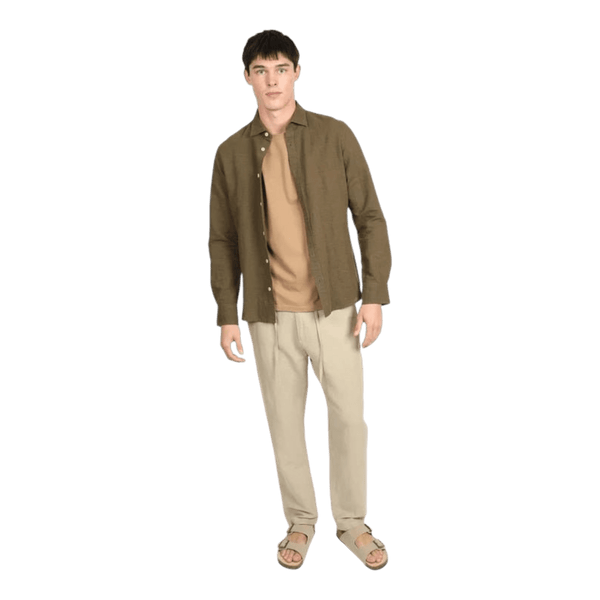 James Harper Relaxed Linen Blend Pant JHTR46 - Ronald King