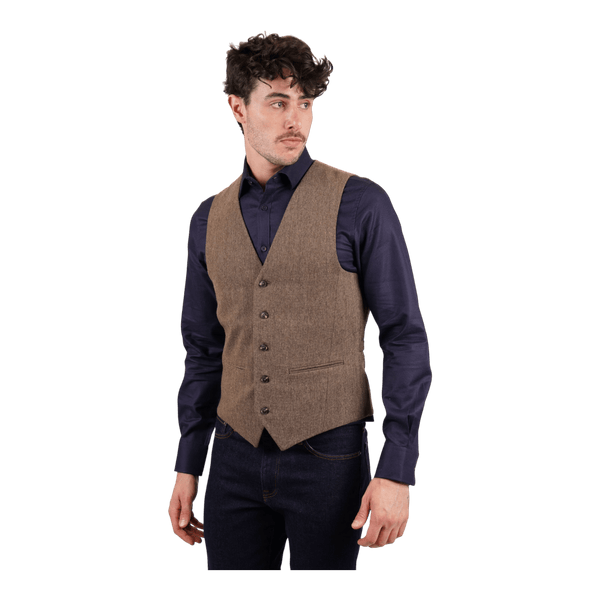 James Harper Wool Blend Waist Coat JHW15 - Ronald King