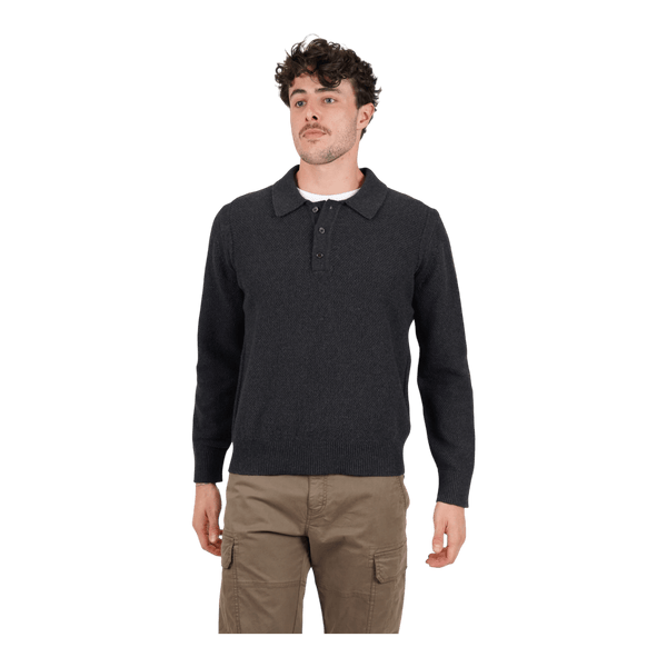 James Harper Wool/Cotton Polo Pullover JHK82 - Ronald King