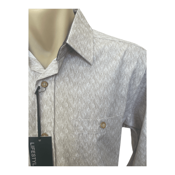 Lifestyle by Lichfield Long Sleeve Cotton Shirt QQ9504 - Ronald King