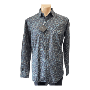 Meccano by Cipollini Fine Cotton Print Shirt 3811 - Ronald King