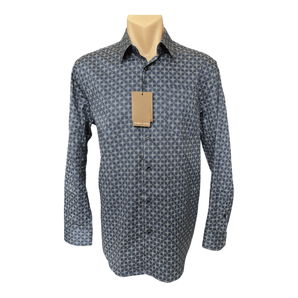 Mendoral Long Sleeve Fine Cotton Print Shirt MDT125 - Ronald King