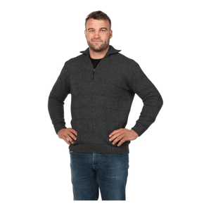 MKM Originals Marlborough 1/2 Zip Possum/Merino Pullover - Ronald King
