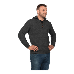 MKM Originals Marlborough 1/2 Zip Possum/Merino Pullover - Ronald King