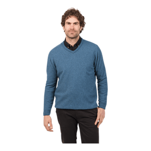 Native World Possum/Silk Vee Neck Pullover NB121 - Ronald King