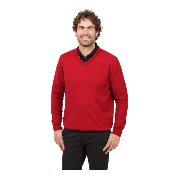 Native World Possum/Silk Vee Neck Pullover NB121 - Ronald King