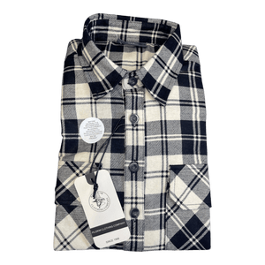 Pilgrim 1/2 Button Flannelette Shirt 2141 - Ronald King