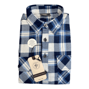 Pilgrim 1/2 Button Flannelette Shirt 2141 - Ronald King